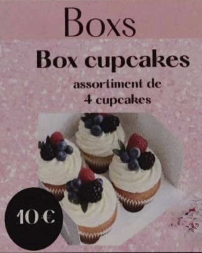 Box cupcake